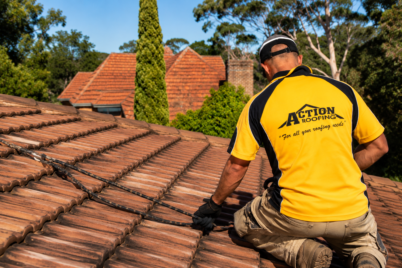 Completed Action Roofing re-roof in Sydney